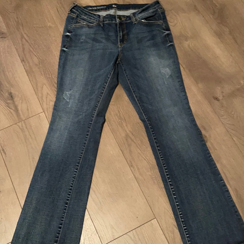So jeans dark blue bootcut size 13